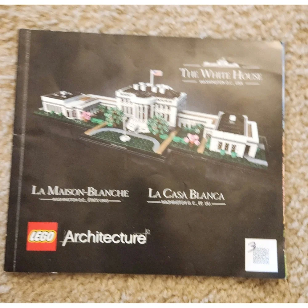 LEGO Architecture 21054 The White House Instruction Manual Booklet Only